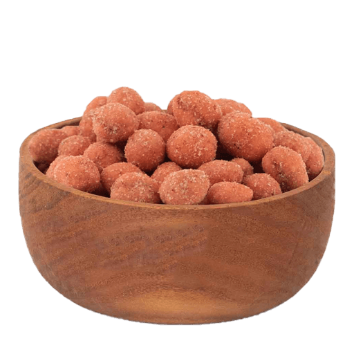 مغز بادام زمینی روکشدار فلفلی لوکس